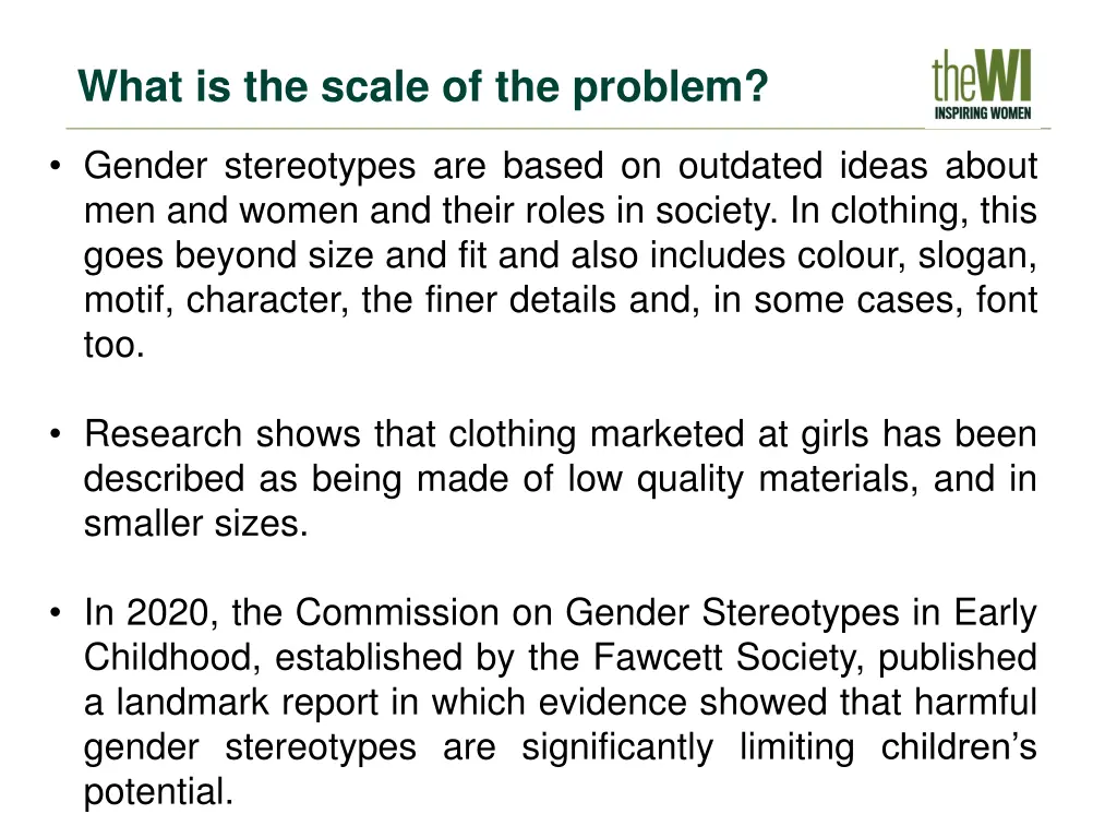 what is the scale of the problem