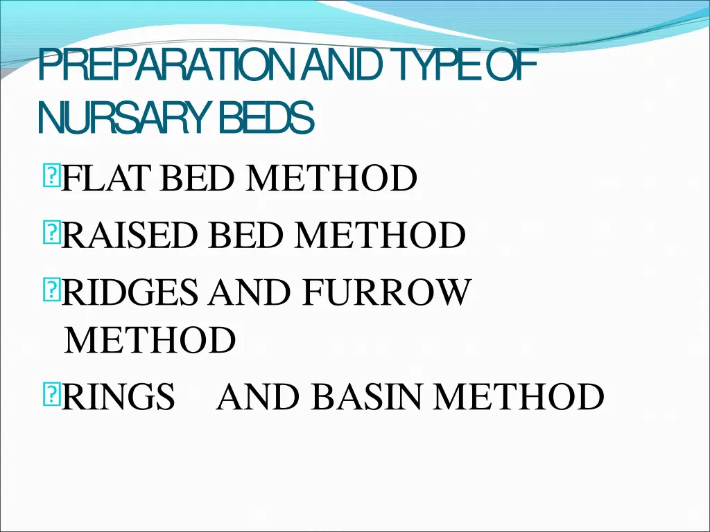 preparation and typeof nursarybeds flat