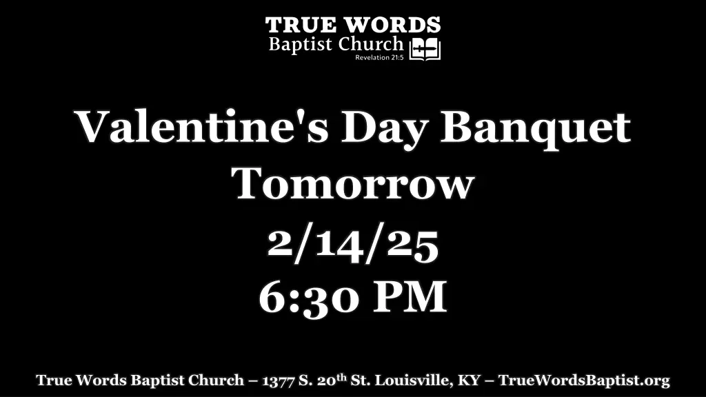 valentine s day banquet tomorrow 2 14 25 6 30 pm