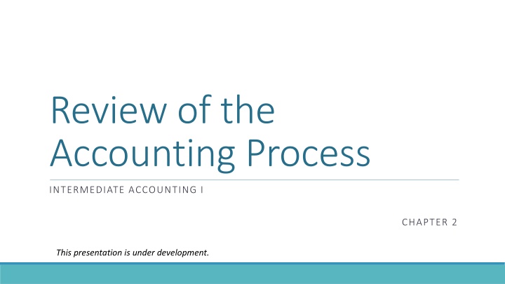 review of the accounting process