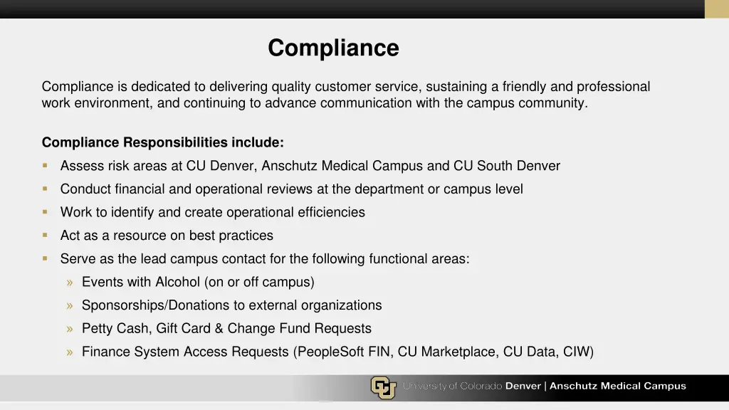 compliance