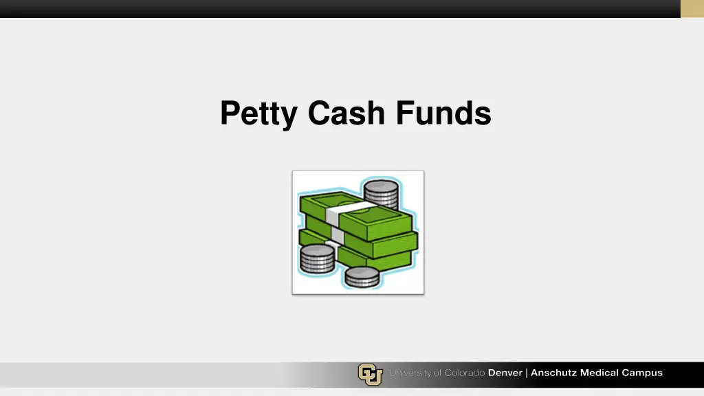petty cash funds
