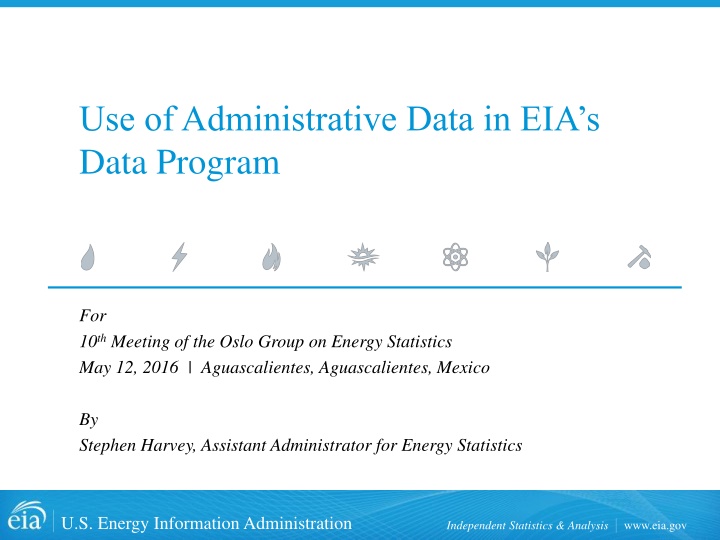 use of administrative data in eia s data program