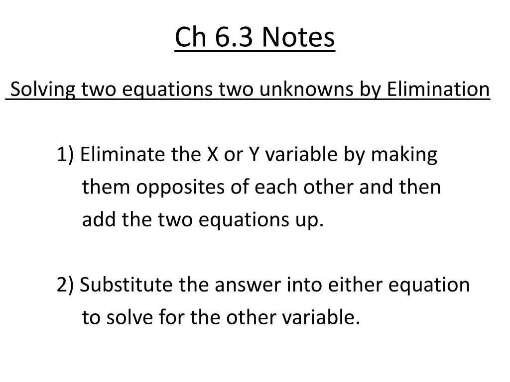 ch 6 3 notes