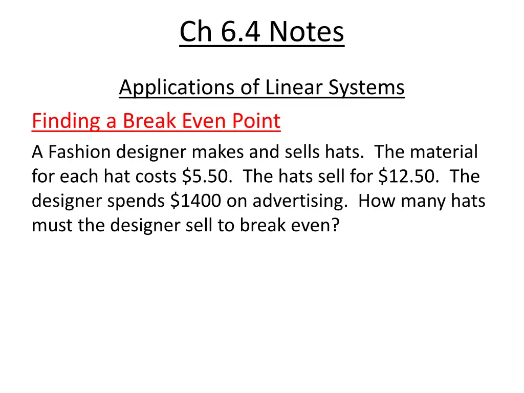 ch 6 4 notes