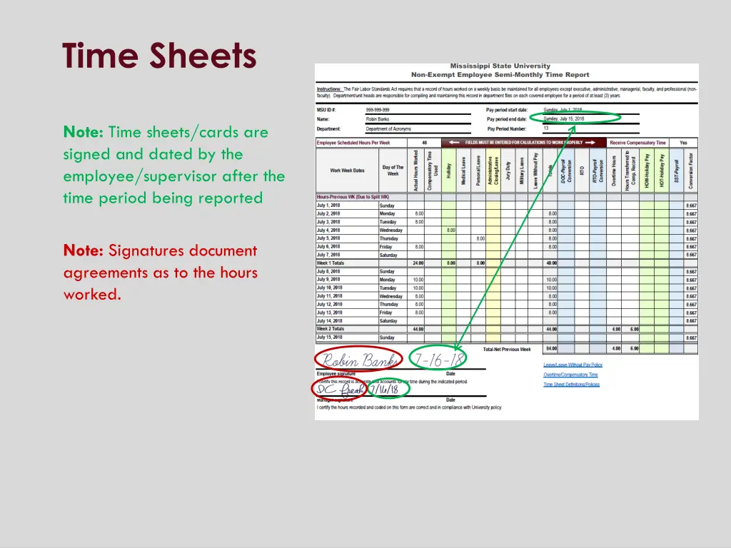 time sheets 1