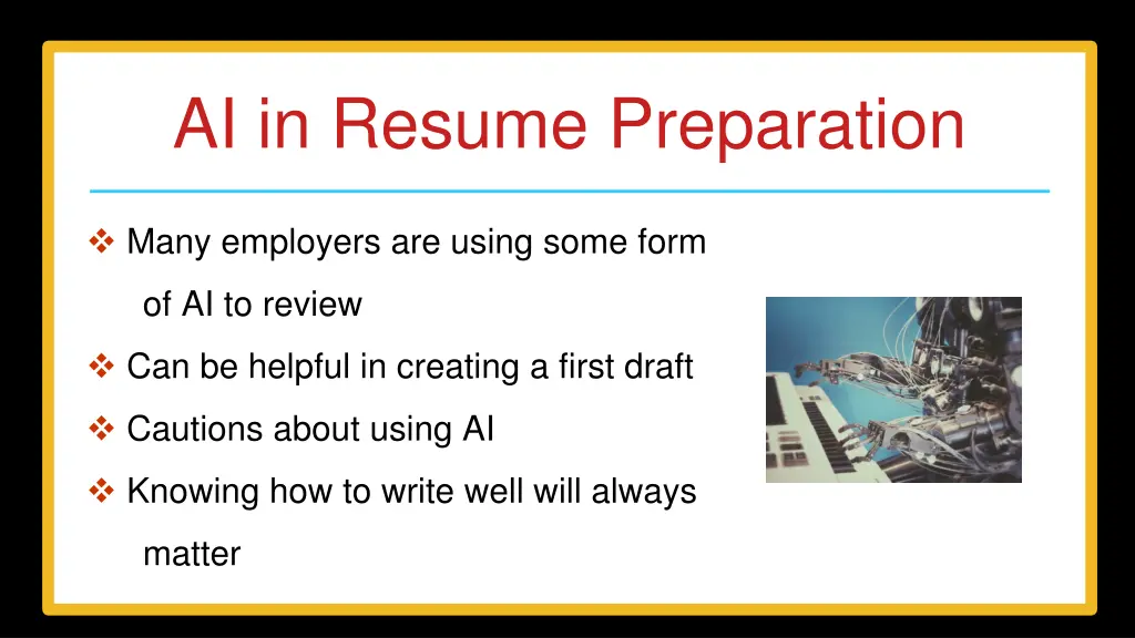 ai in resume preparation