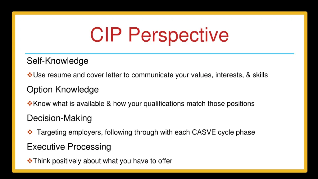 cip perspective