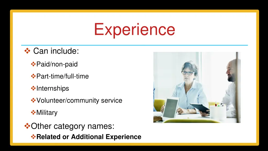 experience