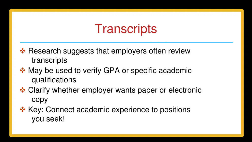 transcripts