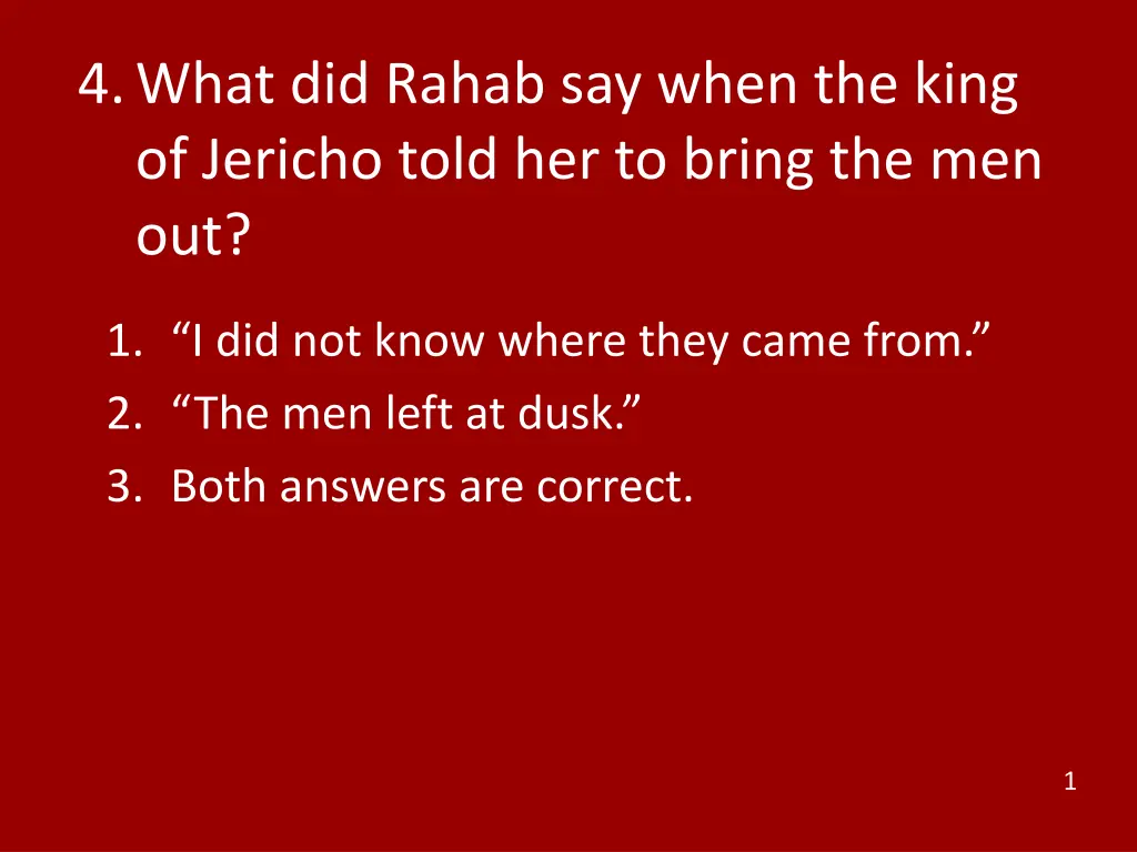 4 what did rahab say when the king of jericho