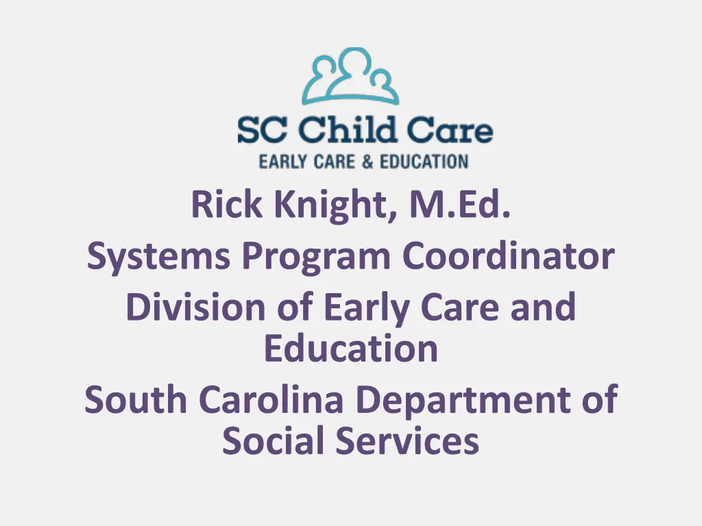 rick knight m ed systems program coordinator