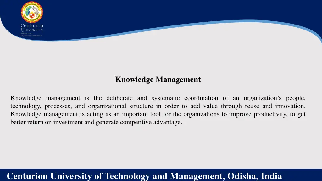 knowledge management