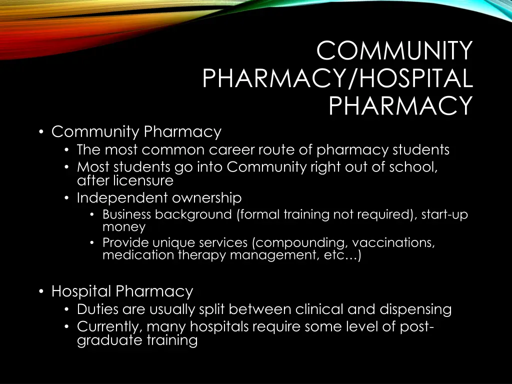 community