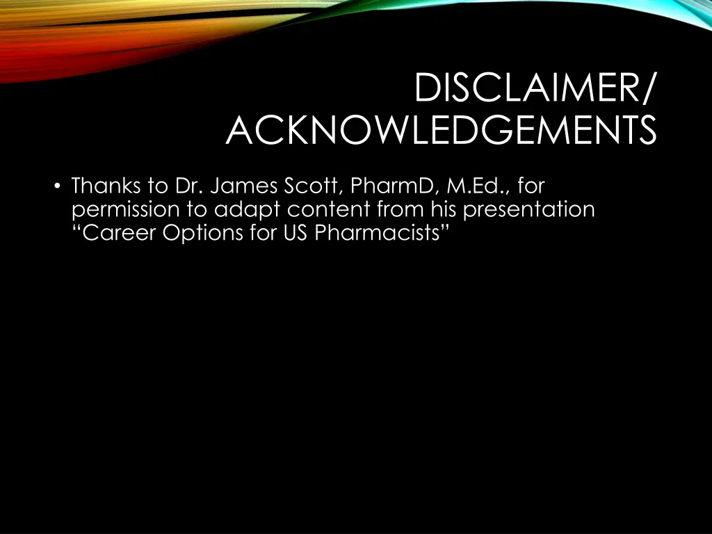 disclaimer