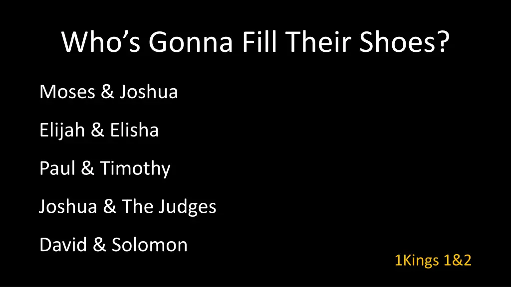 who s gonna fill their shoes 5