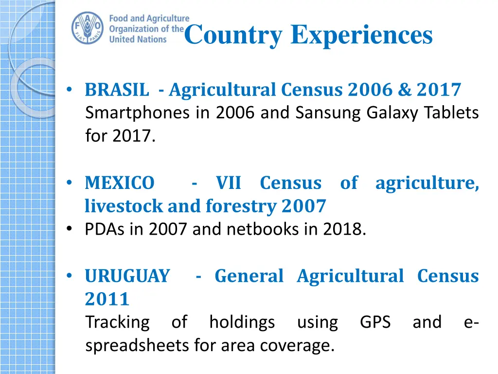 country experiences