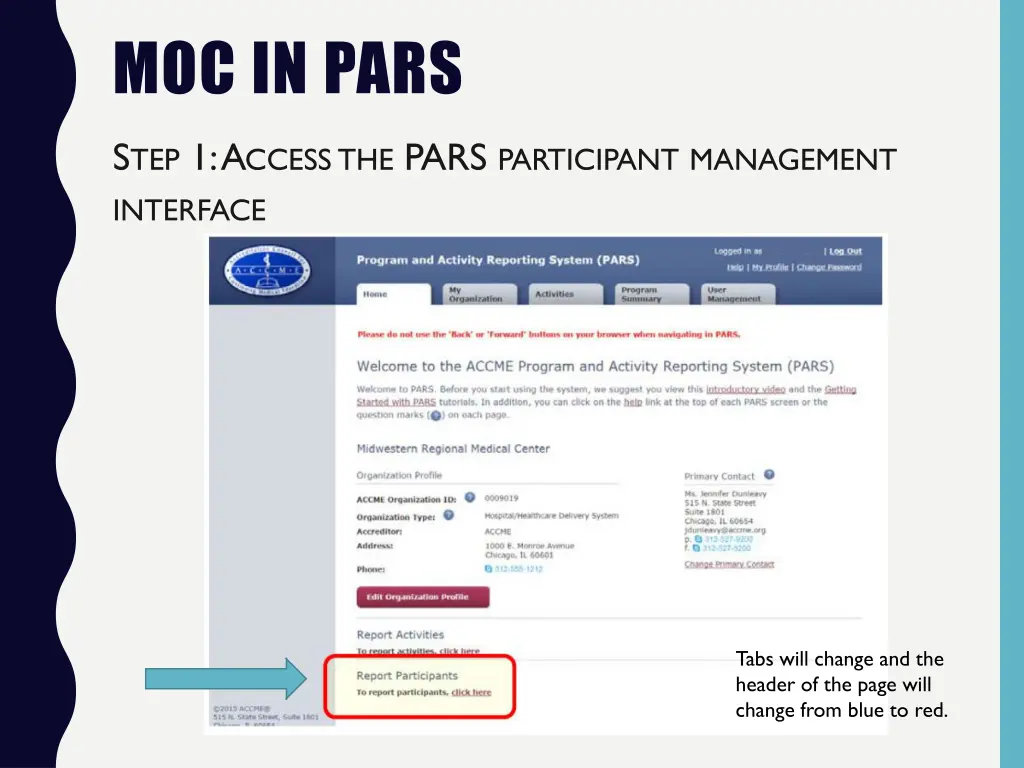 moc in pars