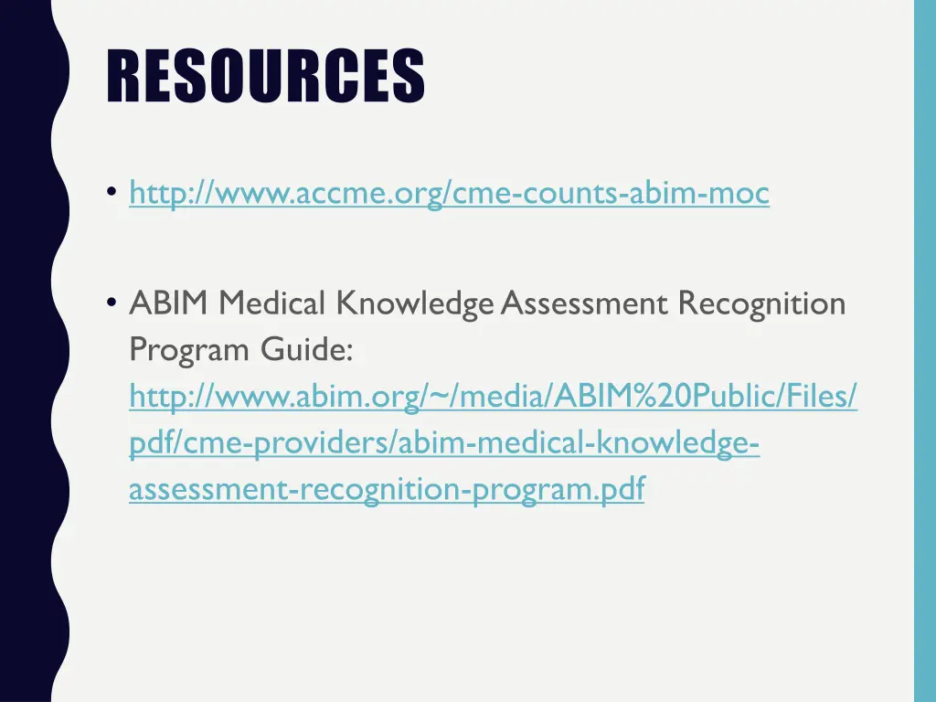 resources