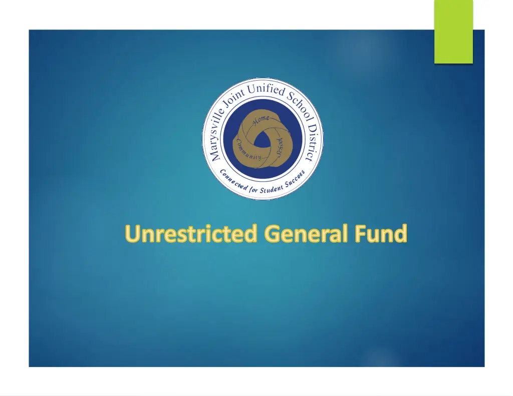 unrestricted general fund