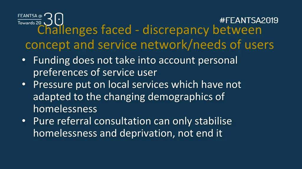 challenges faced discrepancy between concept 1