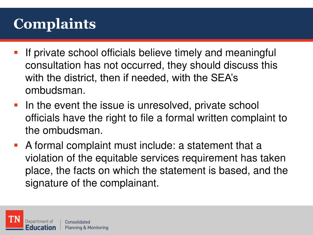 complaints 1
