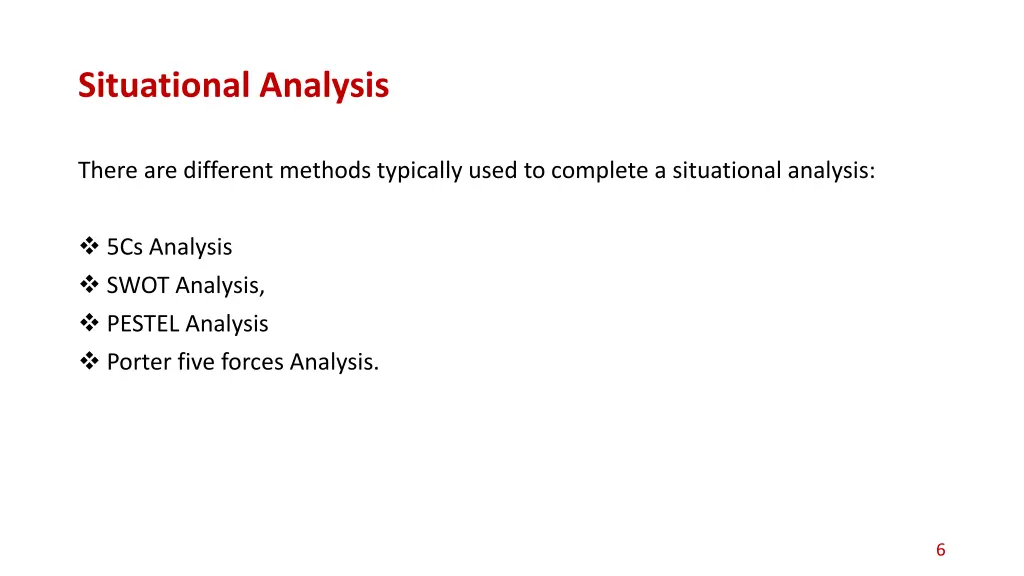 situational analysis 3