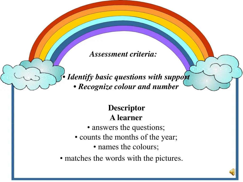 assessment criteria