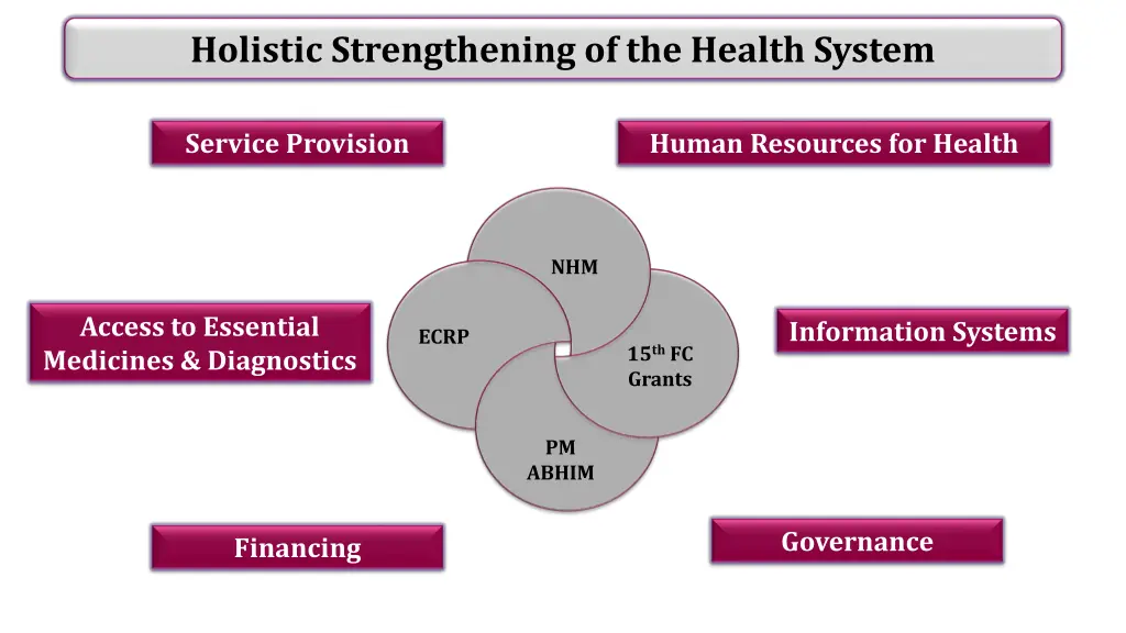 holistic strengthening of the health system