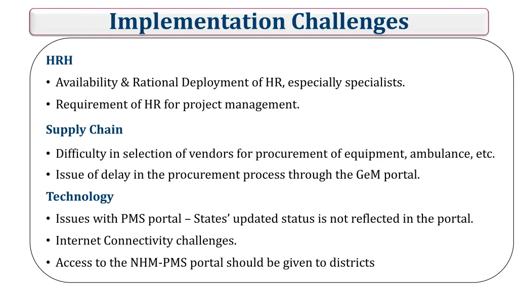 implementation challenges 1