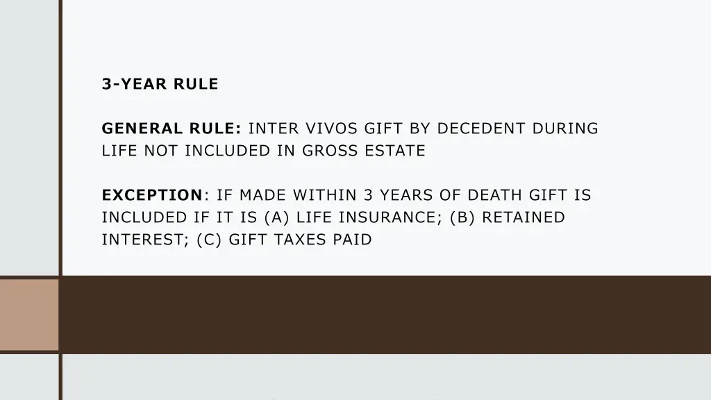 3 year rule