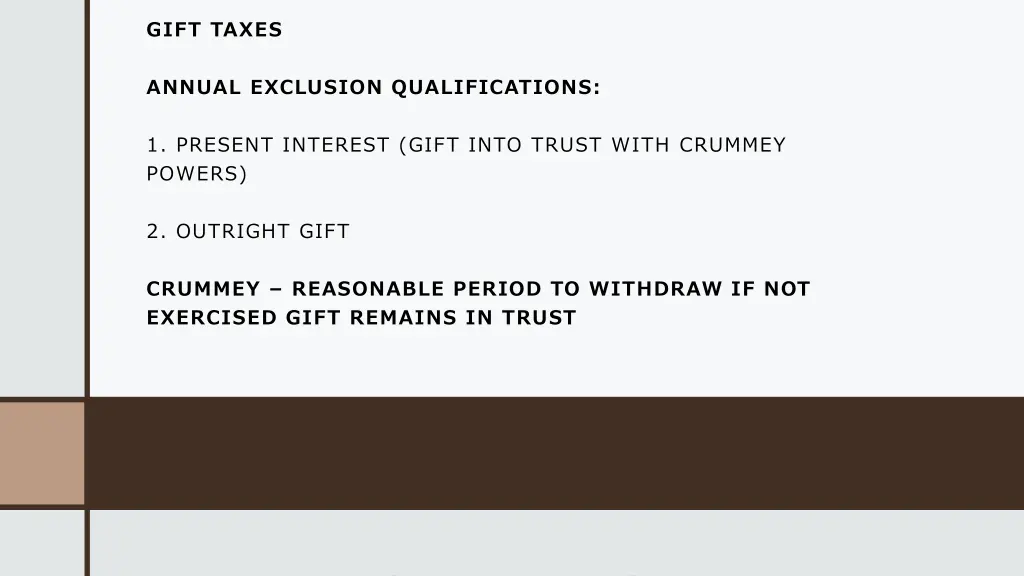 gift taxes 1