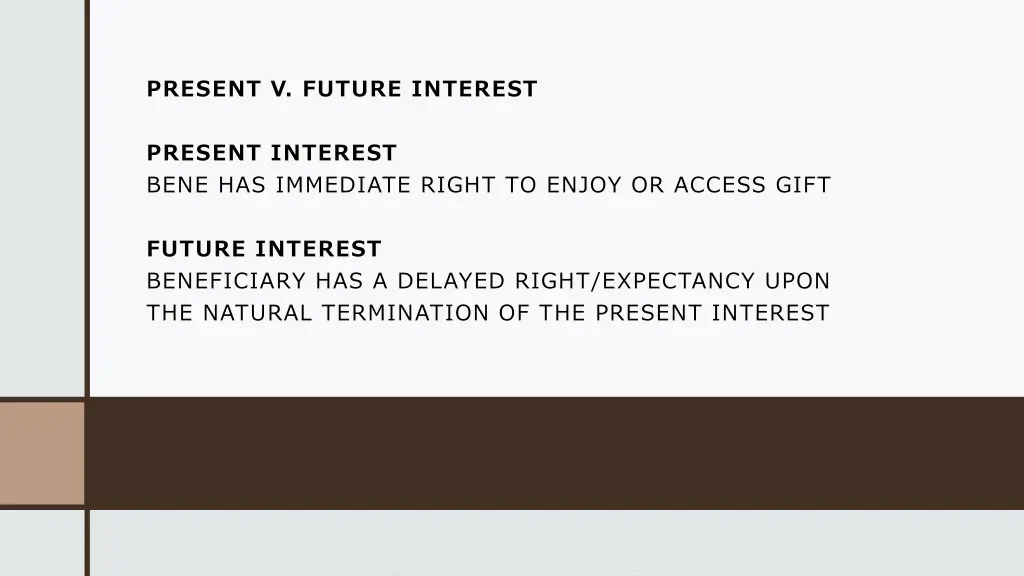 present v future interest