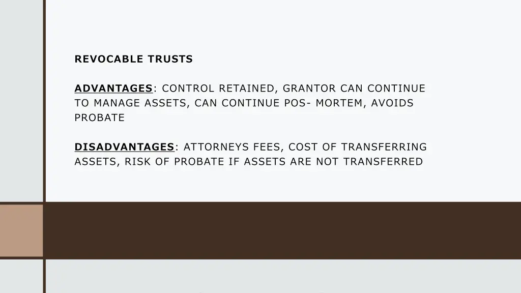 revocable trusts 1