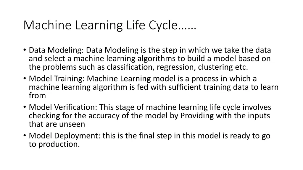 machine learning life cycle 3