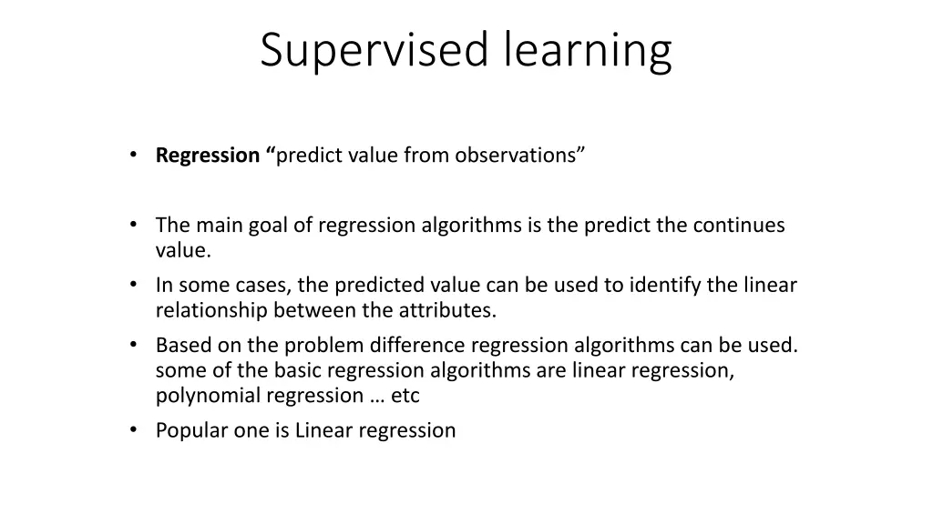 supervised learning 3