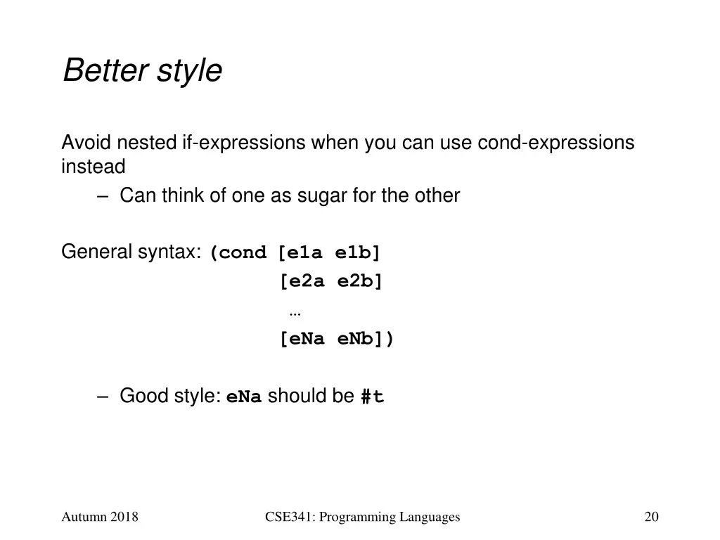 better style