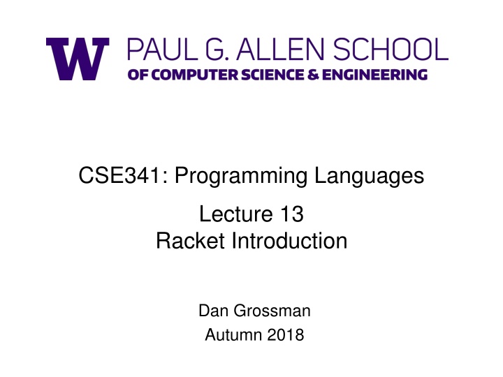 cse341 programming languages