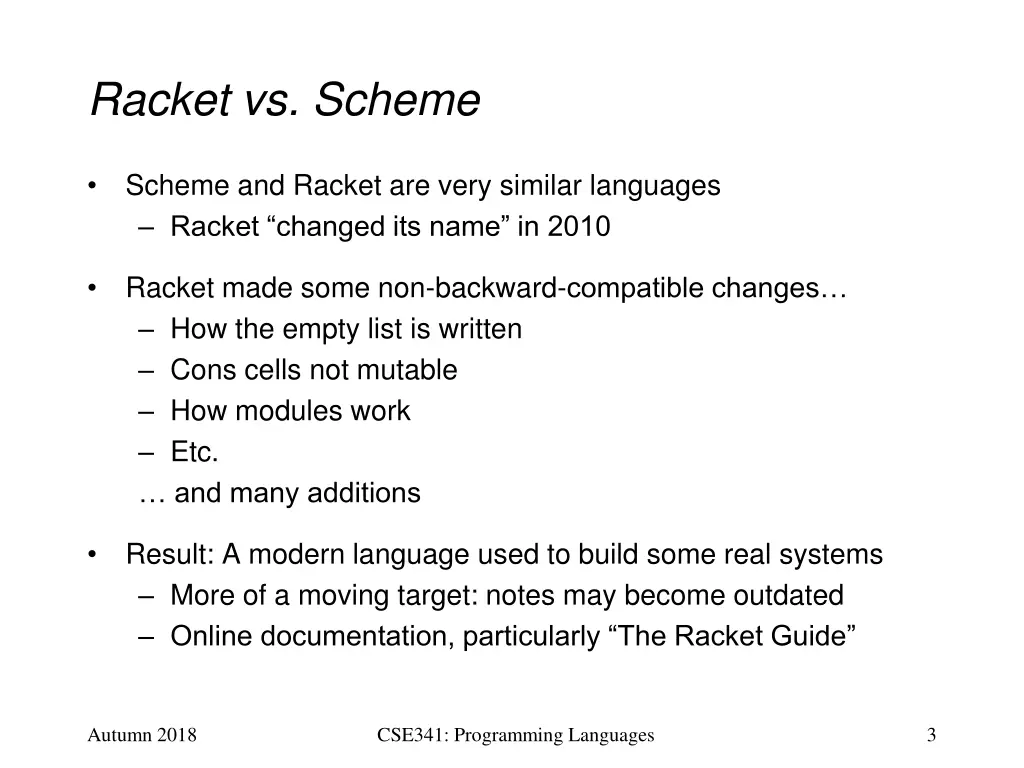 racket vs scheme