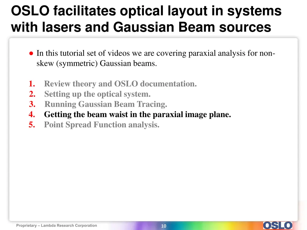 oslo facilitates optical layout in systems with 8
