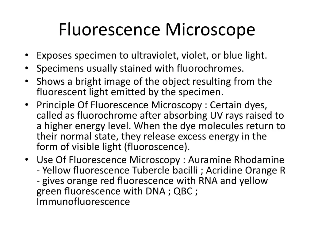 fluorescence microscope