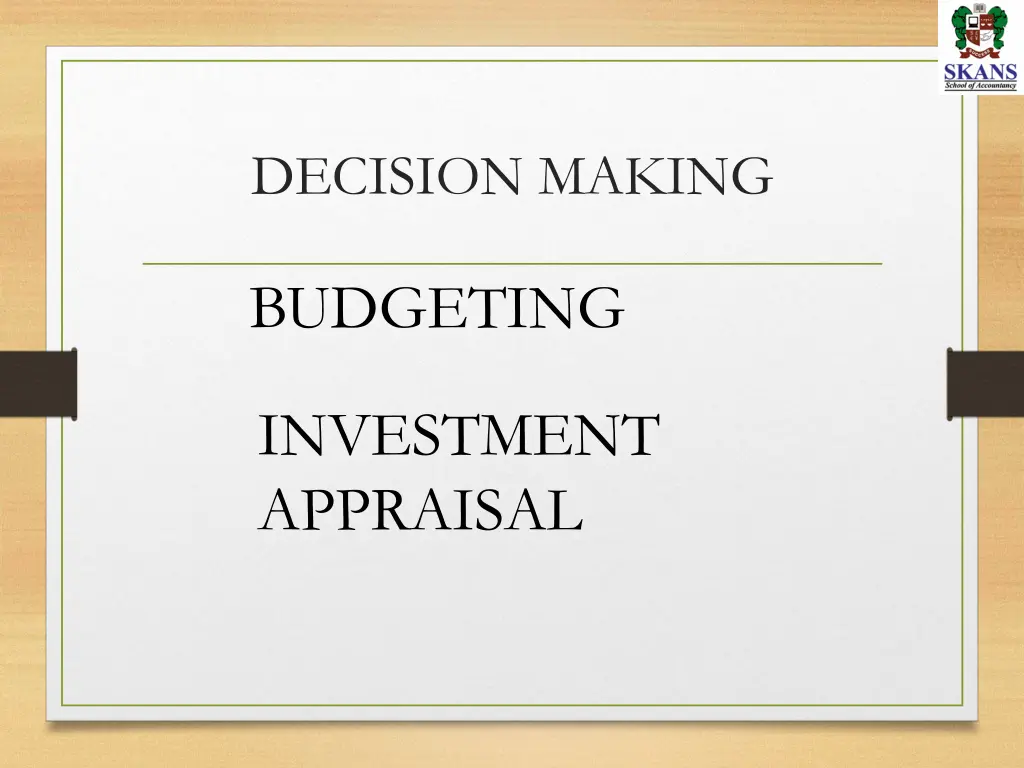 decision making