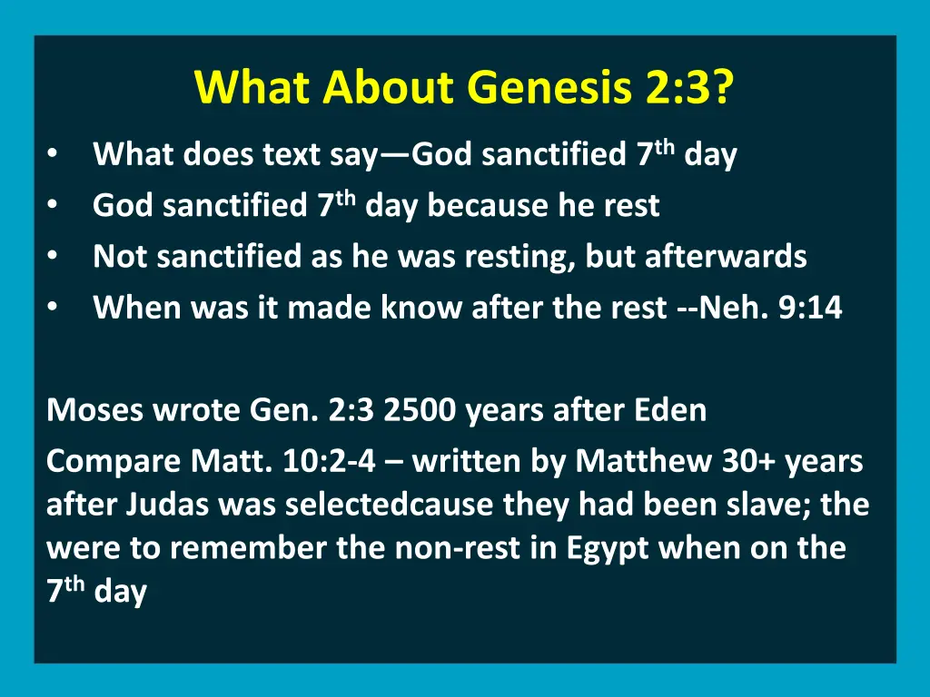 what about genesis 2 3 1
