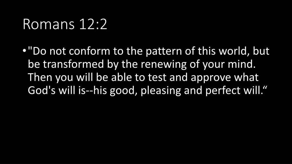 romans 12 2