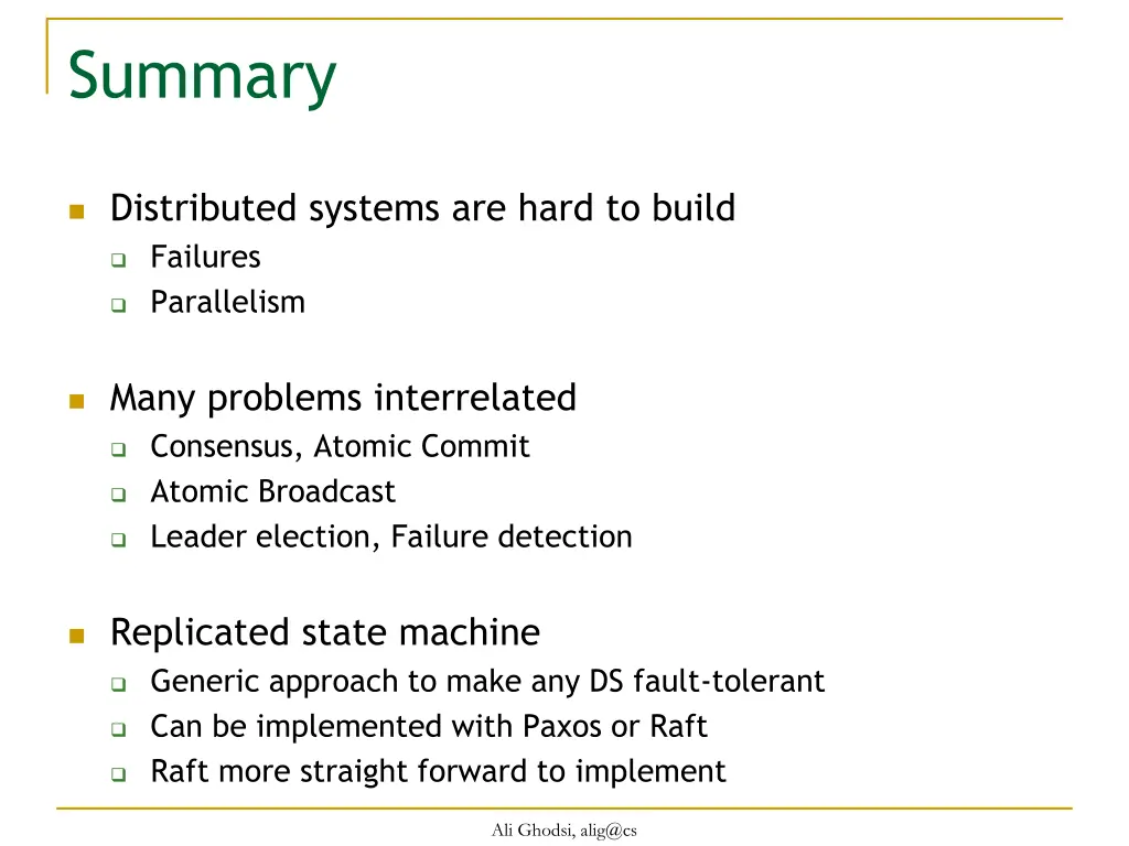 summary