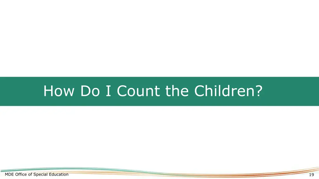 how do i count the children