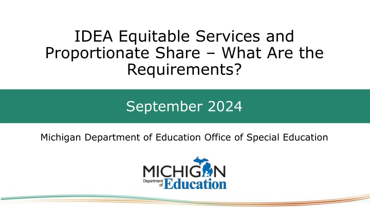 idea equitable services and proportionate share
