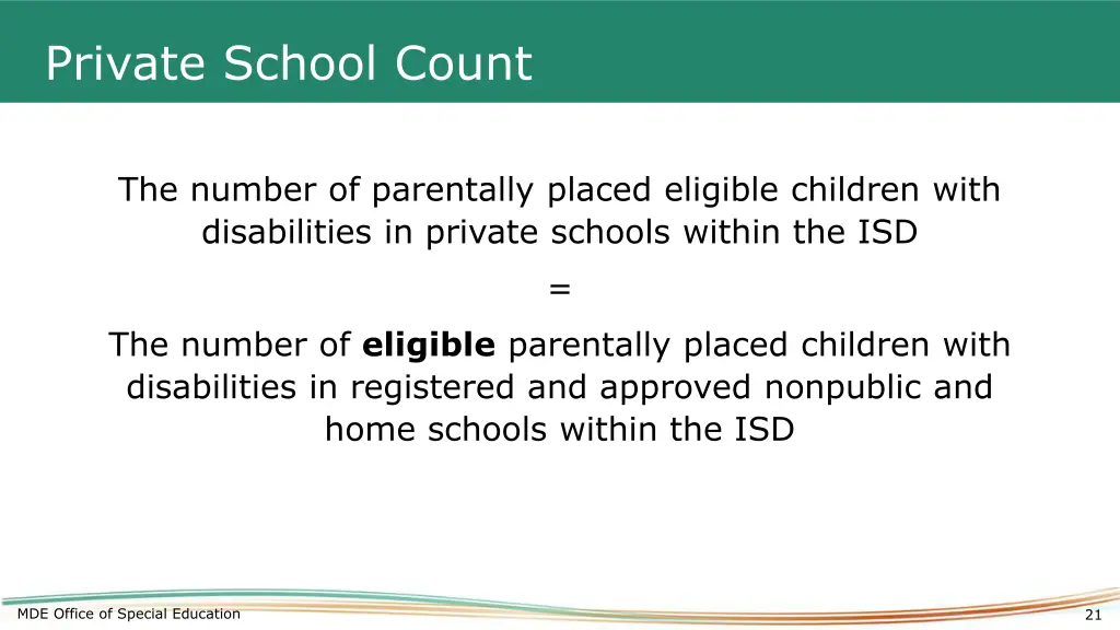 private school count