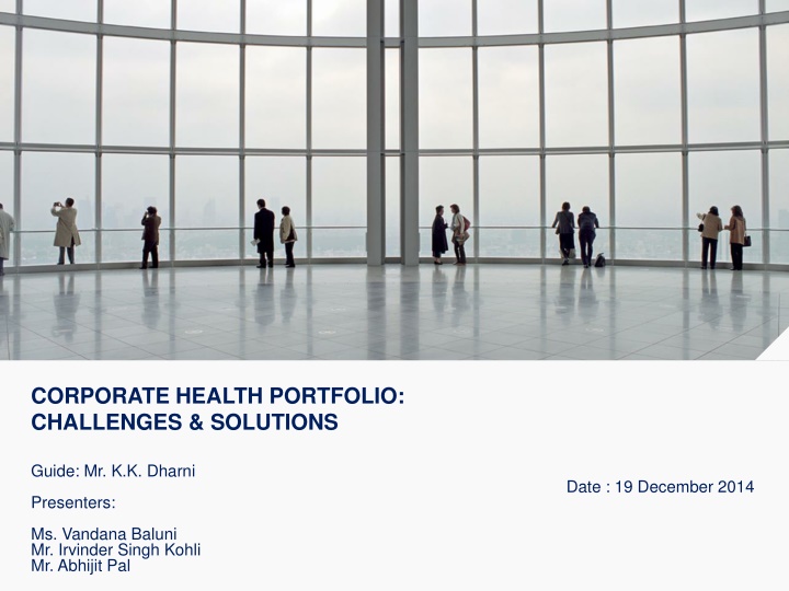 corporate health portfolio challenges solutions
