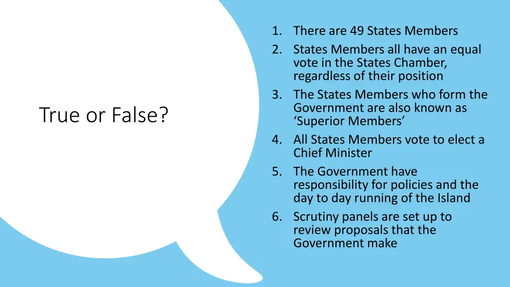 1 there are 49 states members 2 states members